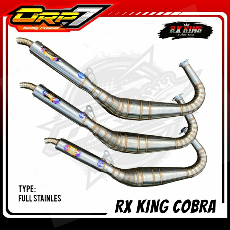 Knalpot Rx King Cobra ORP7 Knalpot rx king stainles knalpot rx king murah Knapot rx king purbalingga