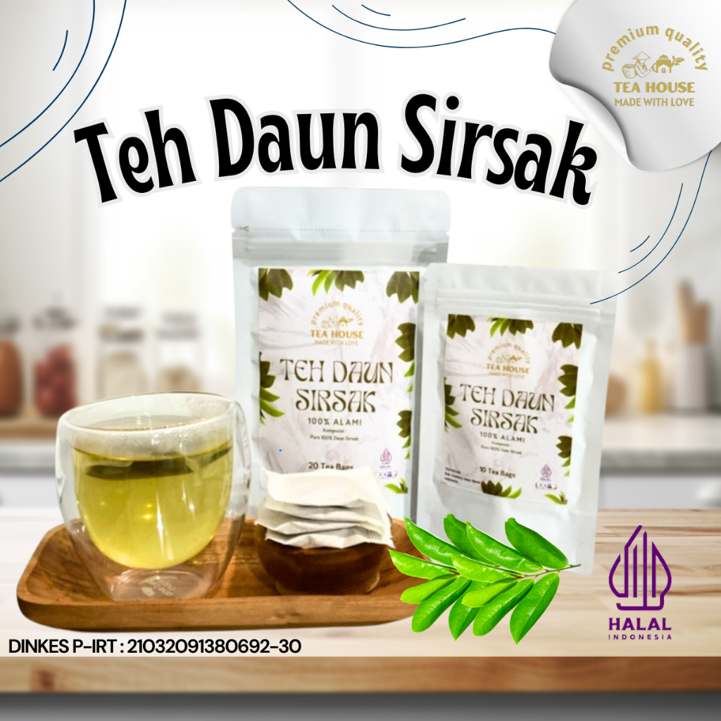 

Teh Daun Sirsak | Teh Celup Daun Sirsak Isi 10 & 20 Kantong Teh