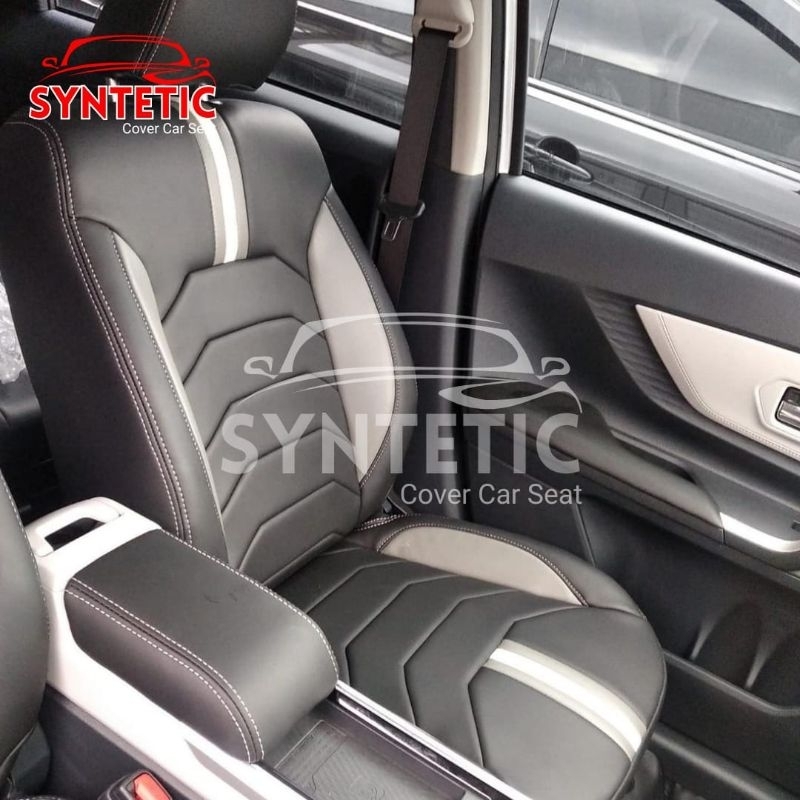 Sarung Jok Mobil Rush Lama Full Sett ,Bantal 2pcs & Cover Stir Ready Stock [BAHAN OSCAR] Car