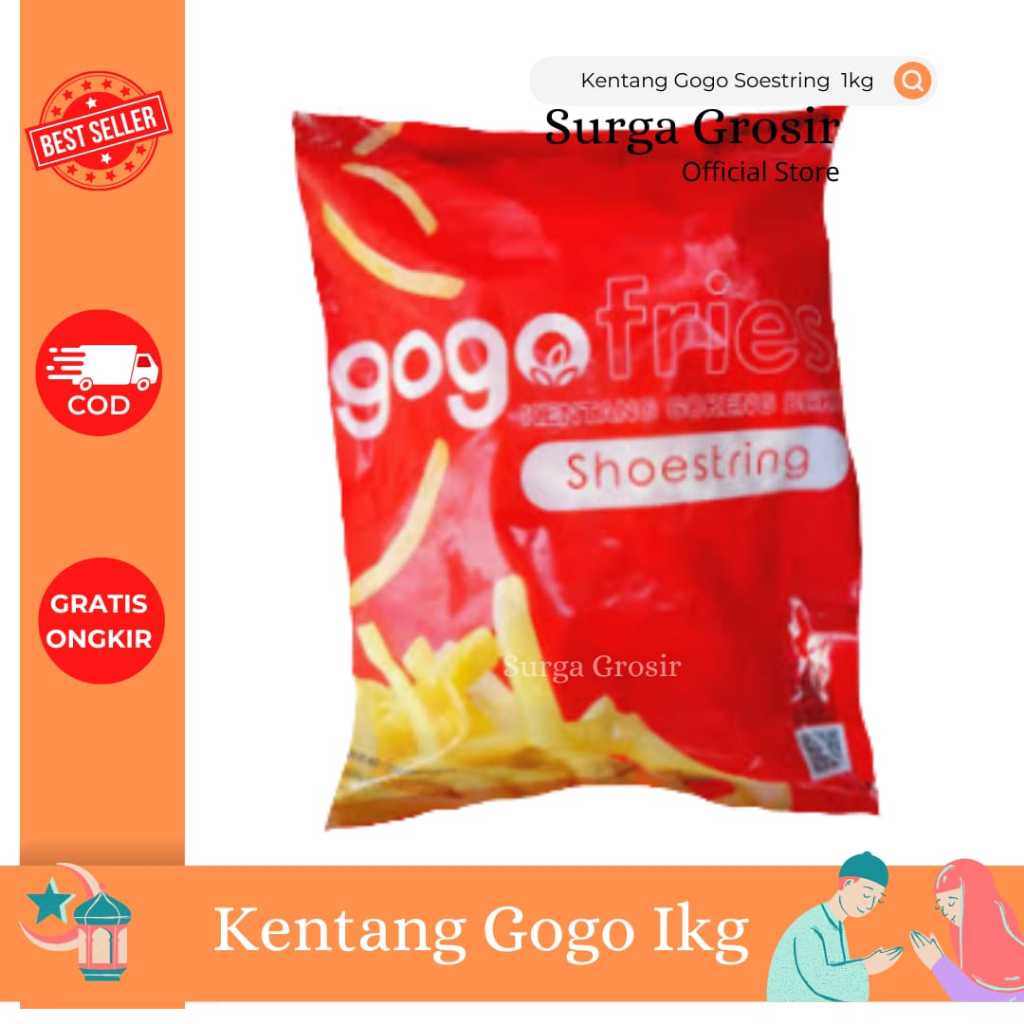 

Kentang Gogo fries Shoestring ( Kentang Goreng ) 1 kg