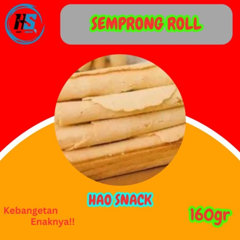 

Kue Semprong Roll 160gr/Snack Jadul/Snack Murah