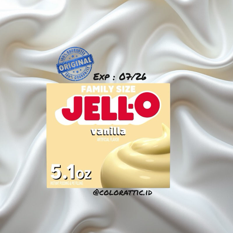 

JELL-O VANILLA INSTANT PUDDING & PIE FILLING MIX - FRM USA