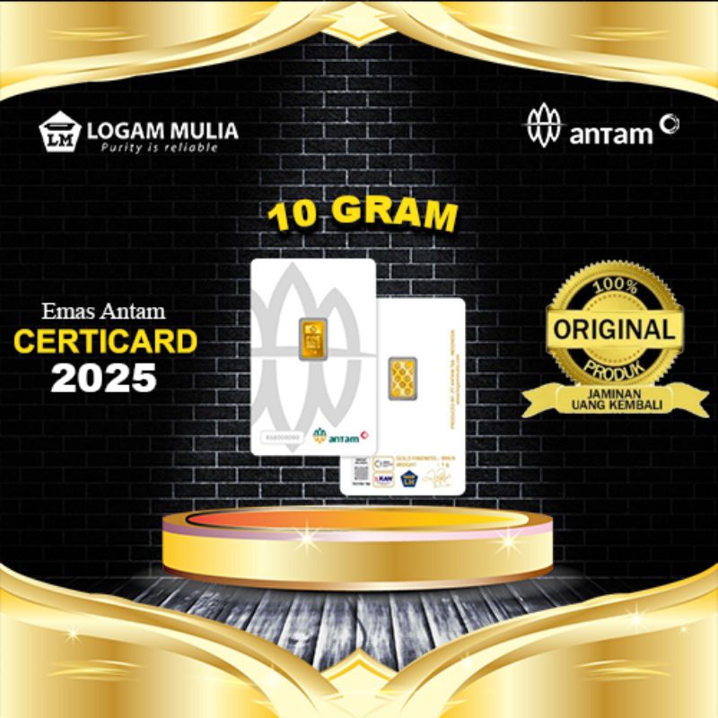 Emas Antam Logam Mulia 10 Gram 2025