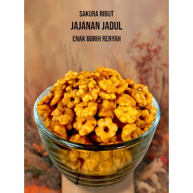 

SNACK SAKURA 1 kg/KEMBANG RIBUT/PILUS SAKURA