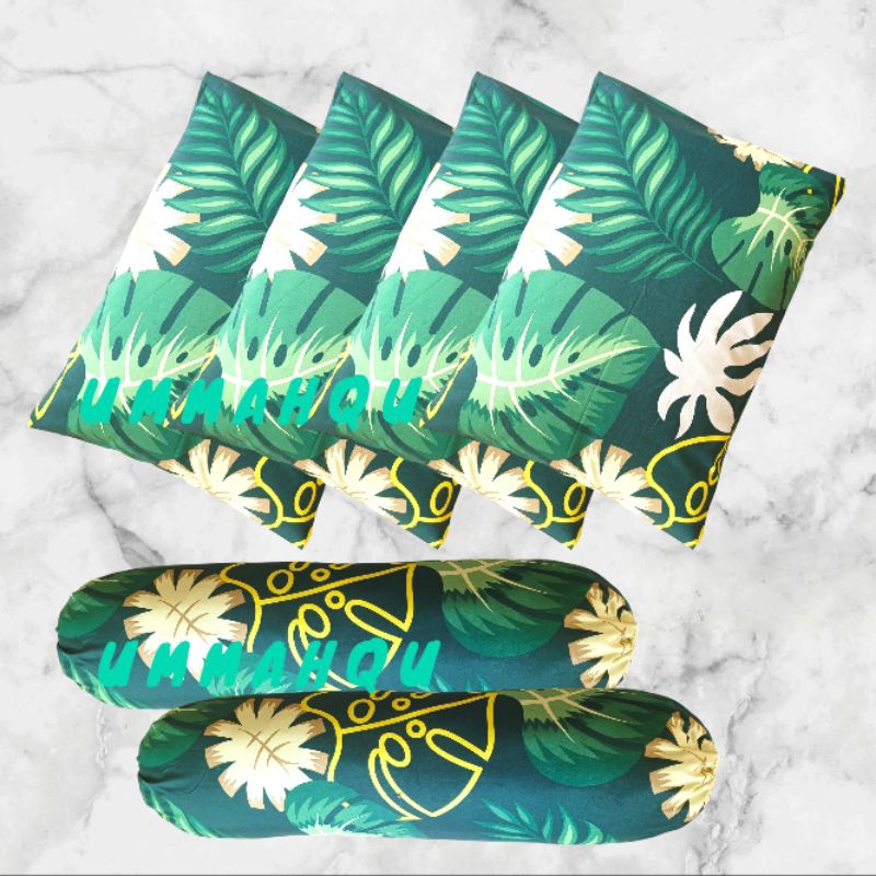 [paket 6 pcs sarung bantal & sarung guling] 4 sarban & 2 sargul/3 sarban & 3 sargul
