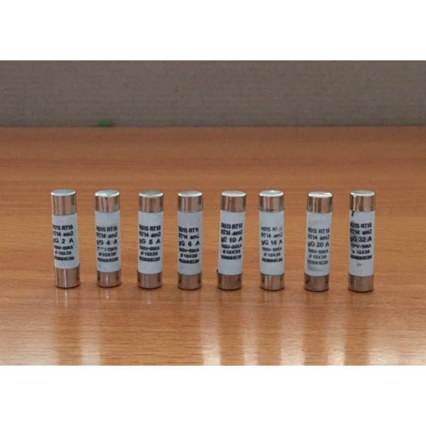 Fuse Link Ceramic 10 x 38 10X38MM 10MM Sekring Keramik 10x38 6A 10MM X 38MM