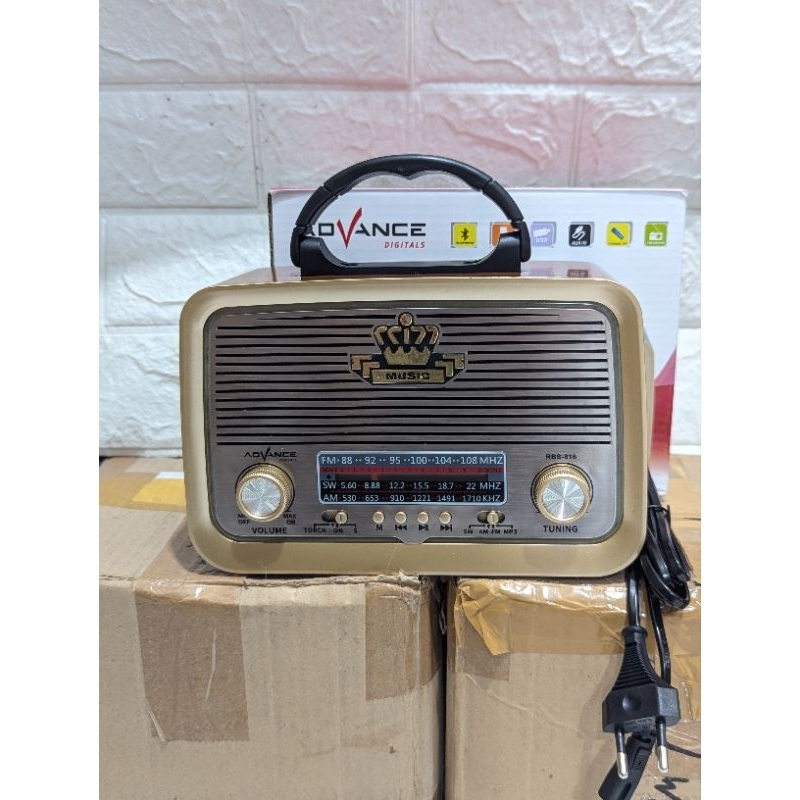 Radio Advance Radio Portable Advance RBS-816 BT Original