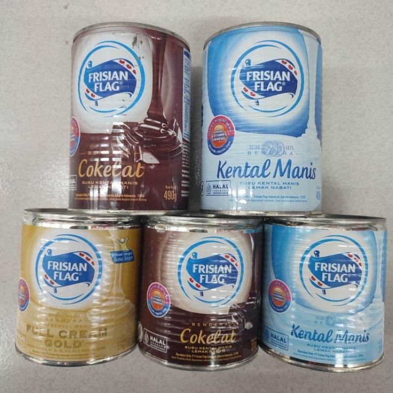 

Frisian flag kental manis kaleng 370G/490G