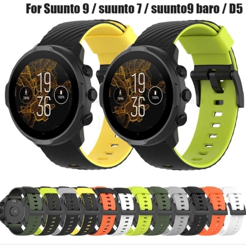 Strap Silicone / Tali Jam Suunto 7 / 9 / 9 Baro / D5 / Spartan Sport