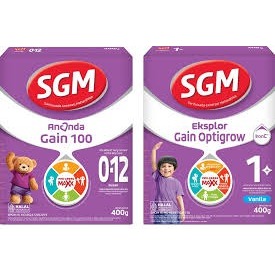 SGM GAIN OPTIGROW - SGM ANANDA GAIN 100 - SGM EKSPLOR GAIN - SUSU FORMULA BAYI DAN ANAK