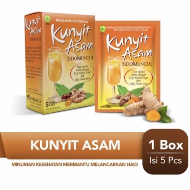 

Jamu Instan Kunyit Asam Isi 5 Sachet Sido Muncul