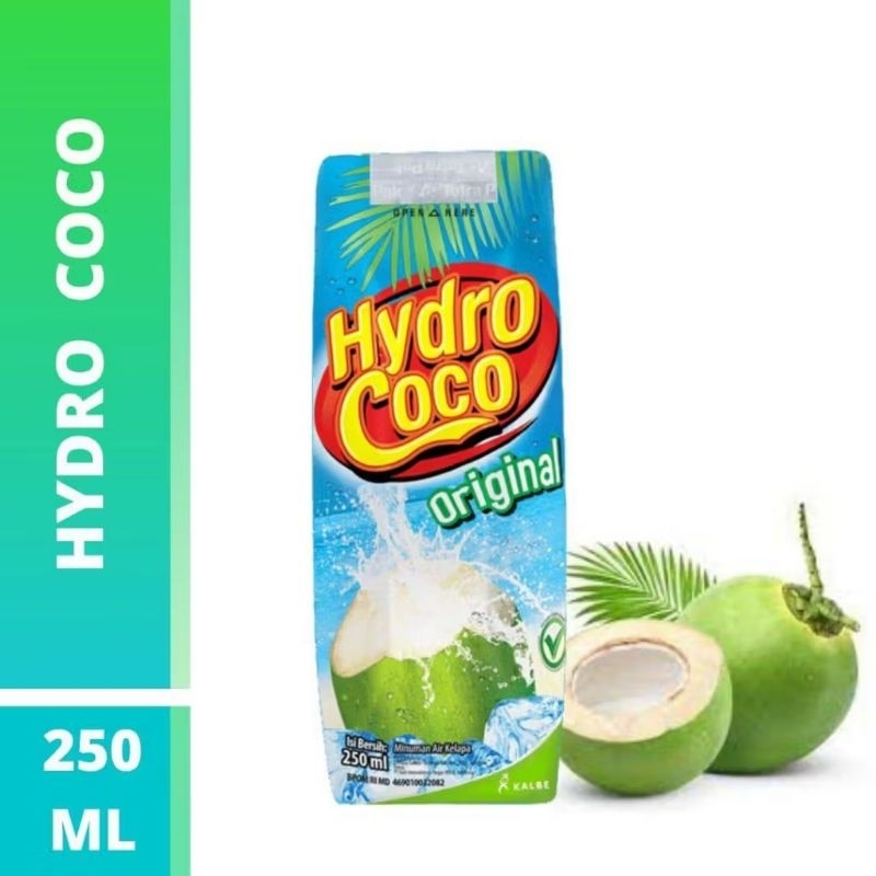 

Hydro Coco Original varian 250ml dan 350ml Air Kelapa Murni harga diatas untuk 1 pcs