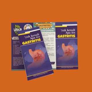 Leaflet Gastritis, Leaflet Kesehatan, Media Promkes