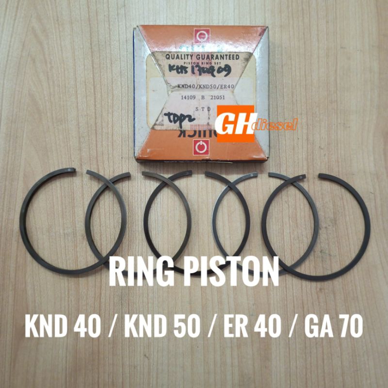 RING PISTON SEKER MESIN DIESEL TRAKTOR KUBOTA KND 40 / 50 / ER 40 / GA 70