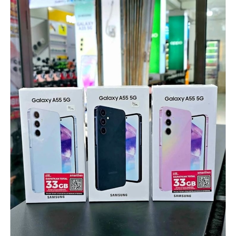 samsung a55 5g ram 8/128gb baru