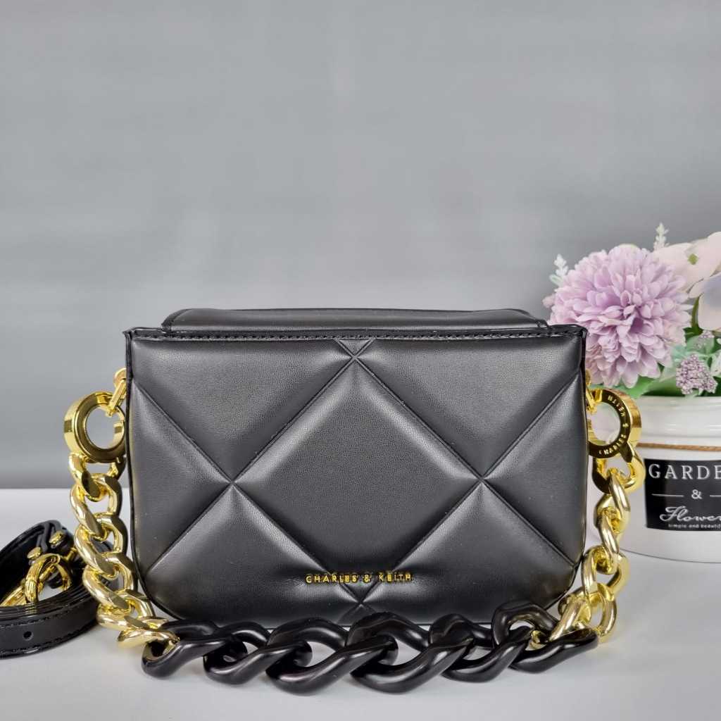 TAS WANITA PADDED MINI DANIKA CHUNKY CHAIN - C080