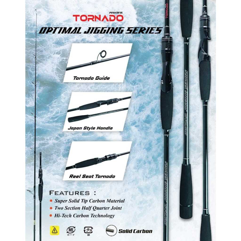 TORNADO Joran Pancing Spinning OPTIMAL JIGGING 180cm PE 1-3 & 2-4 Hi-Carbon HRS Blank Super Strong J