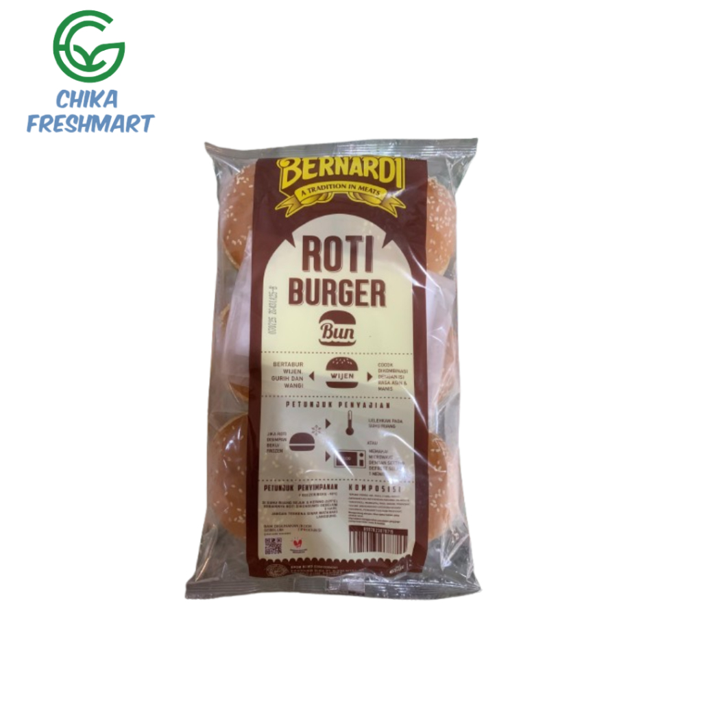 

ROTI BURGER WIJEN BERNARDI ISI 6PCS