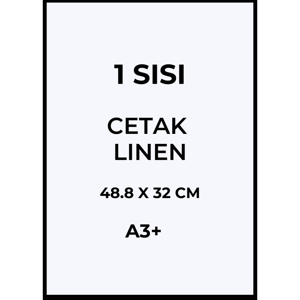 

[1 SISI] Cetak Linen A3+ Kertas Tekstur Kertas Sertifikat Murah Desain Custom