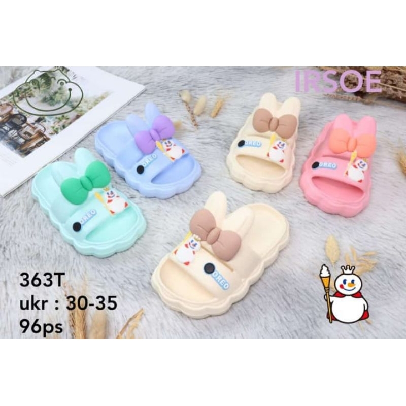 Sandal Slop Anak Perempuan IRSOE 363T Motif Mixue Size 30-35