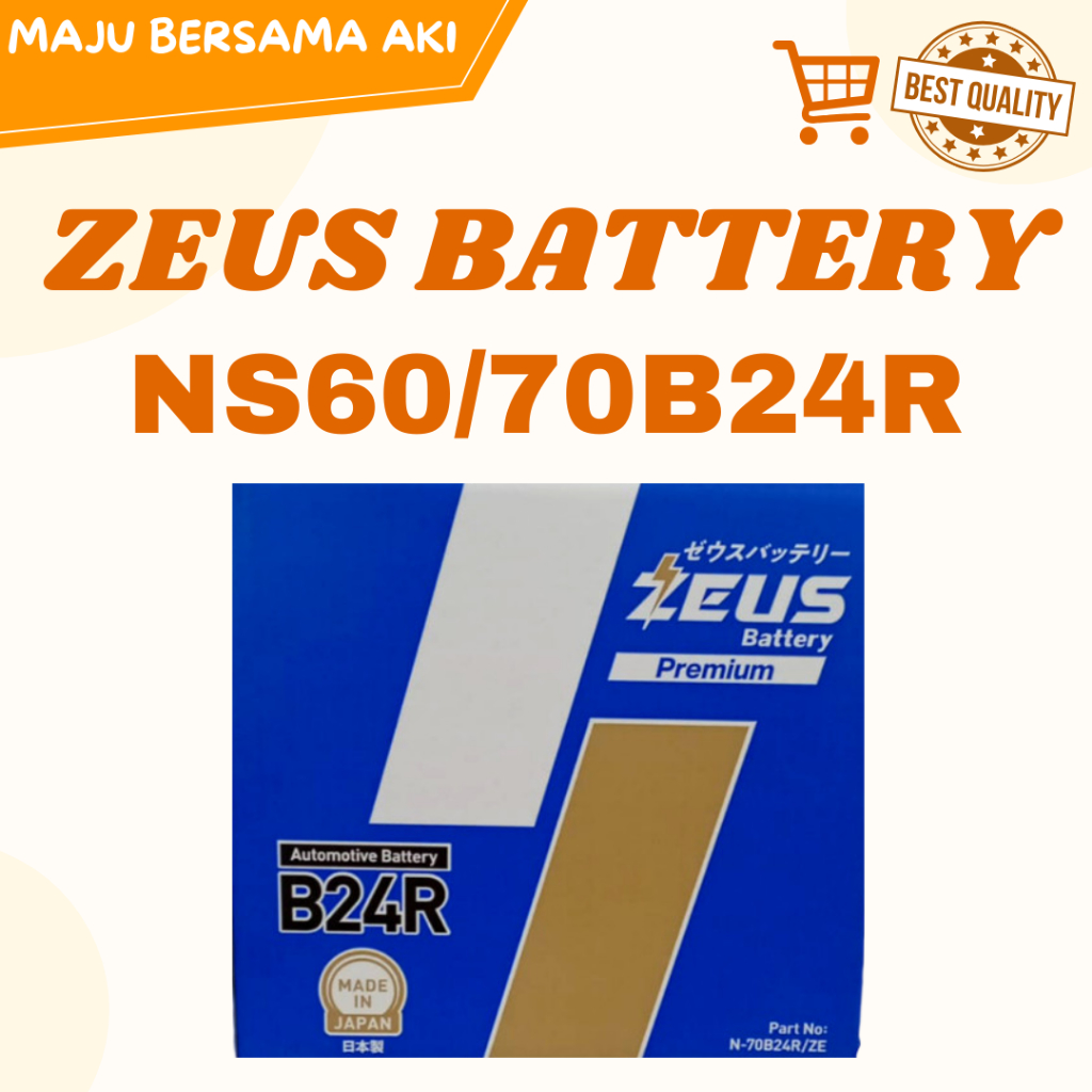 Aki Mobil Mitsubishi Mirage Lama, Maven Zeus NS60 Accu Kering