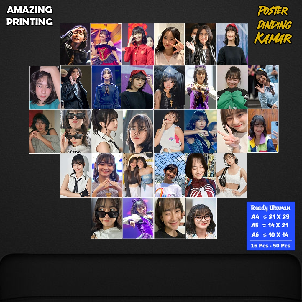 Poster Dinding Kamar Freya / Poster Dinding JKT48 / Hiasan Dinding  / Poster Kamar / COD