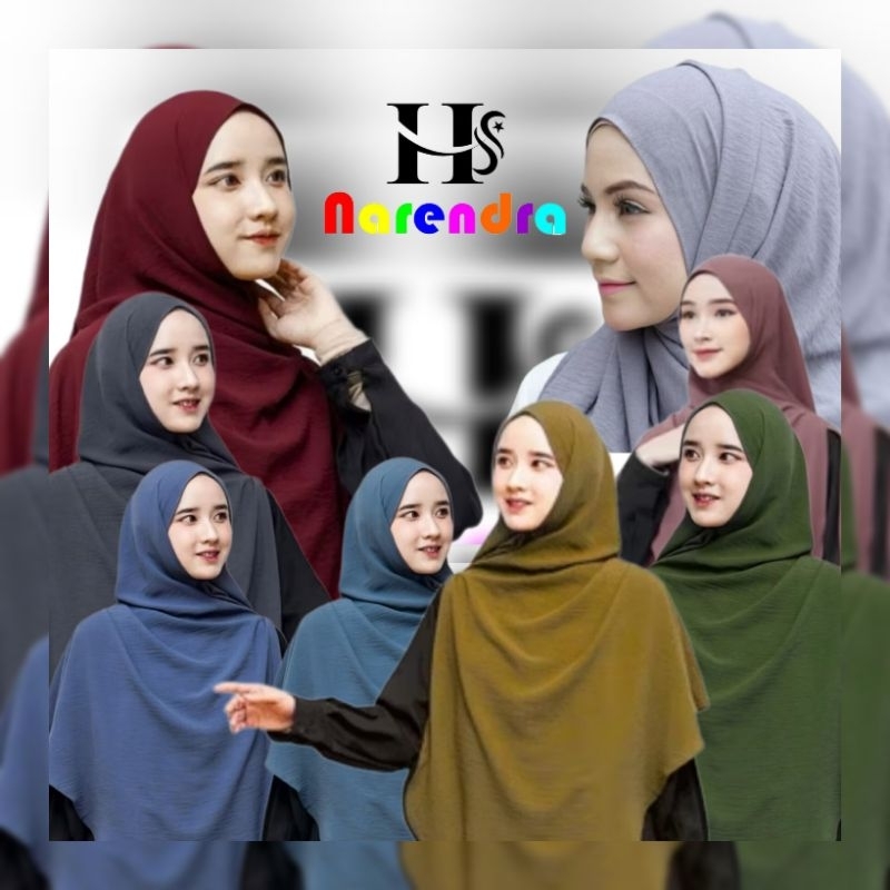 Hijab Pashmina Jumbo Curve Oval Crinkle Airflow Pashmina Oval Pashmina Curve Malayasia Syar'i