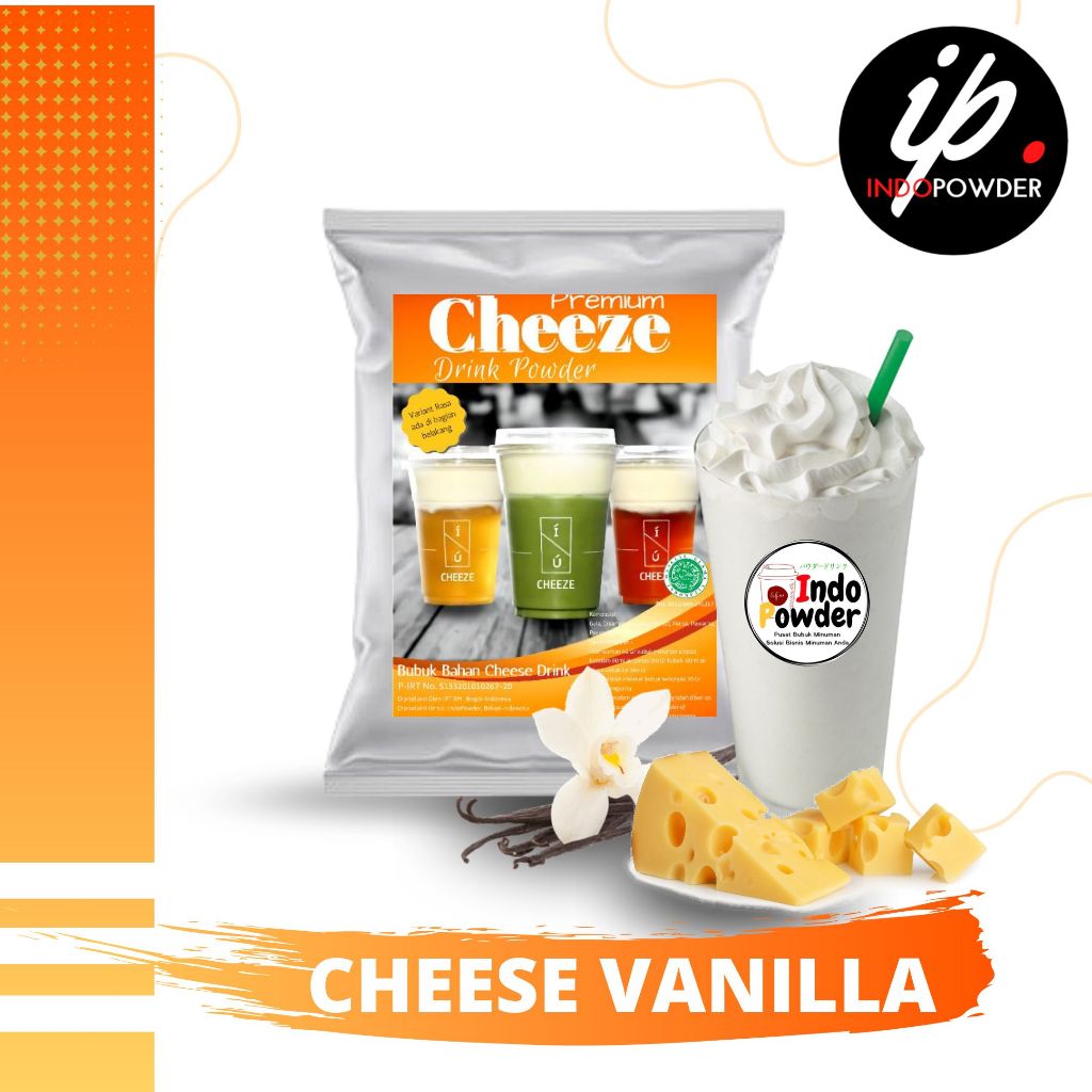 

Bubuk Minuman CHEESE VANILLA 1 Kg I Bubuk Minuman Cheese I Cheese Tea Powder I Cheese Tea