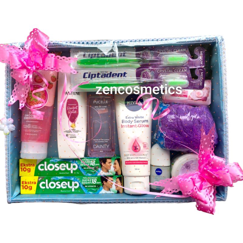 Paket Peralatan Mandi Seserahan Lengkap Gratis Box Seserahan