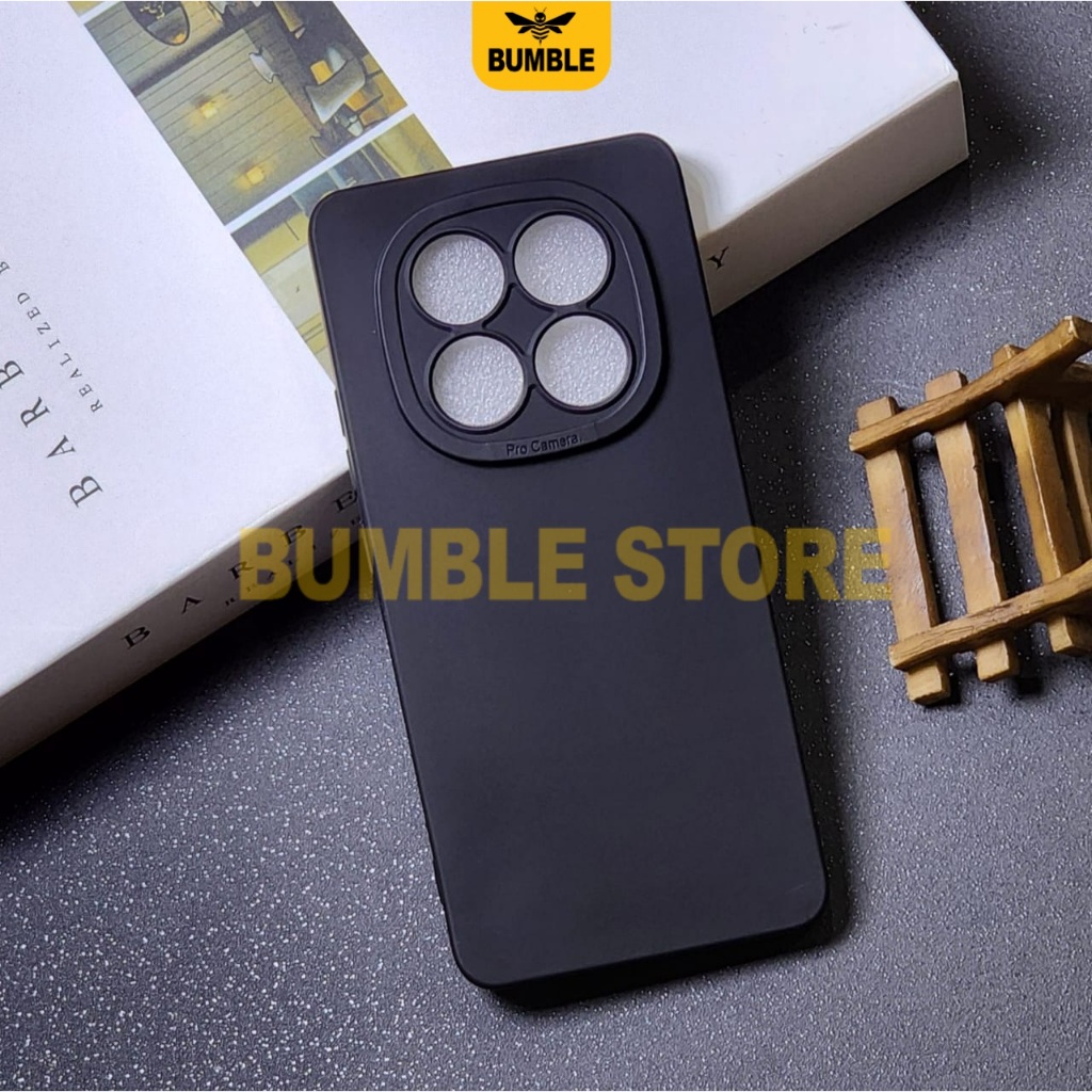 Redmi Note 14 Pro Redmi Note 14 Pro Plus Softcase Pro Camera Warna HItam Case Redmi Note 14 Pro Redm
