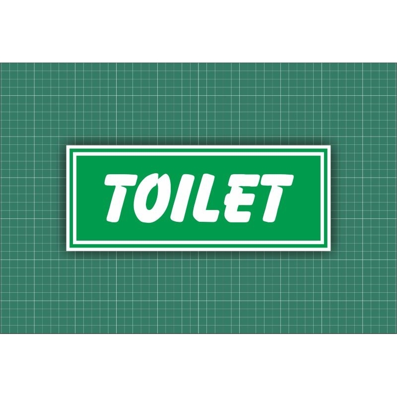 STICKER TOILET VYNIL