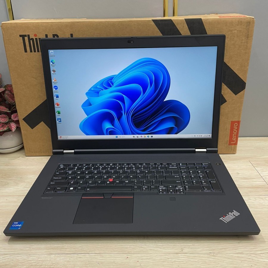 LAPTOP LENOVO THINKPAD P17 i7 GEN11 PROMO MURAH VGA NVIDIA 4 GB BAGUS BERGARANSI - 32GB NVME 256GB