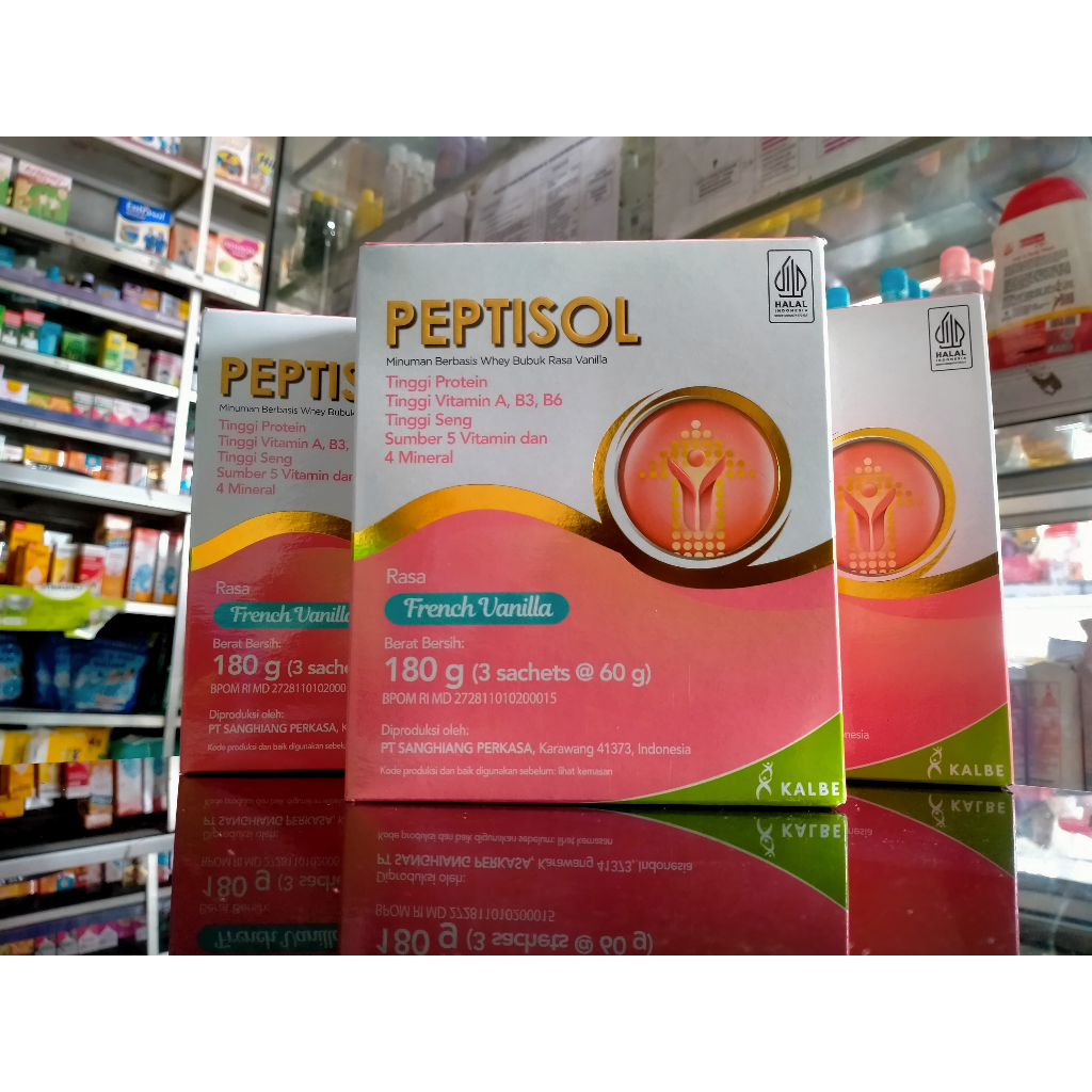 PEPTISOL 180 GRAM @3 SACHET susu peptisol susu nutrisi tinggi protein