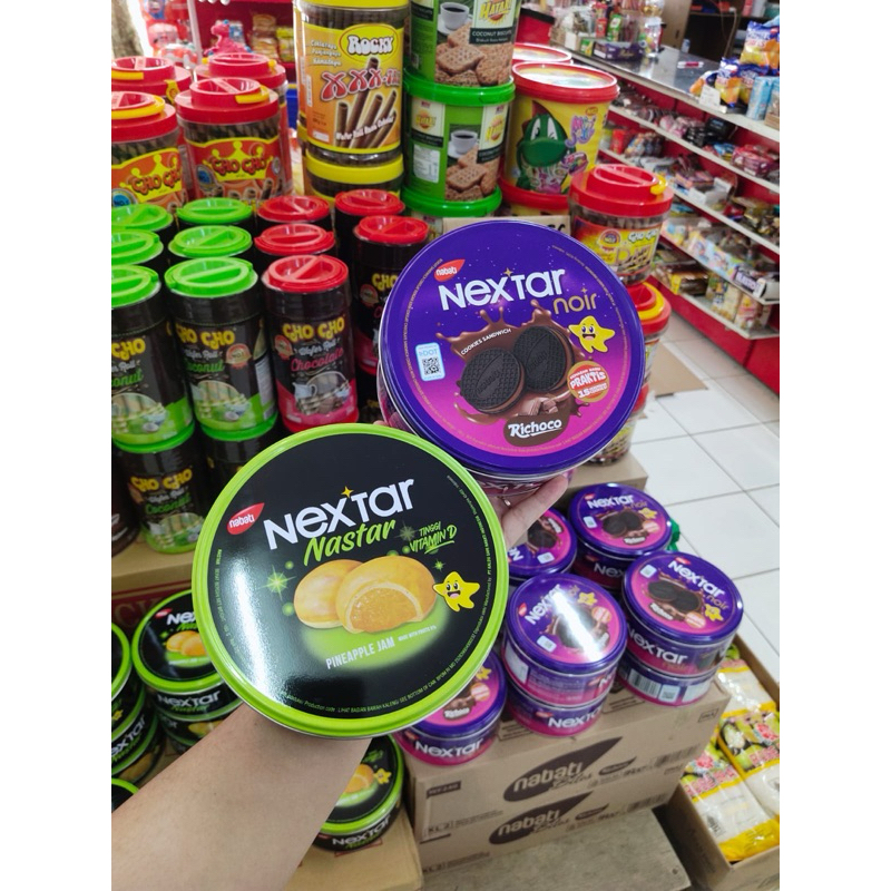 

Nextar Nastar, Noir, Cokelat Kaleng 160gram