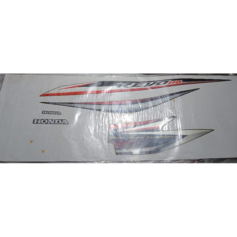 871x0 original AHM Astra Honda motor stripe type black orange L striping stiker box cover body set k