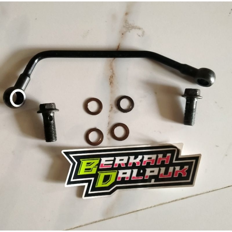 Pipa pompa oli set baut dan ring satria fu original