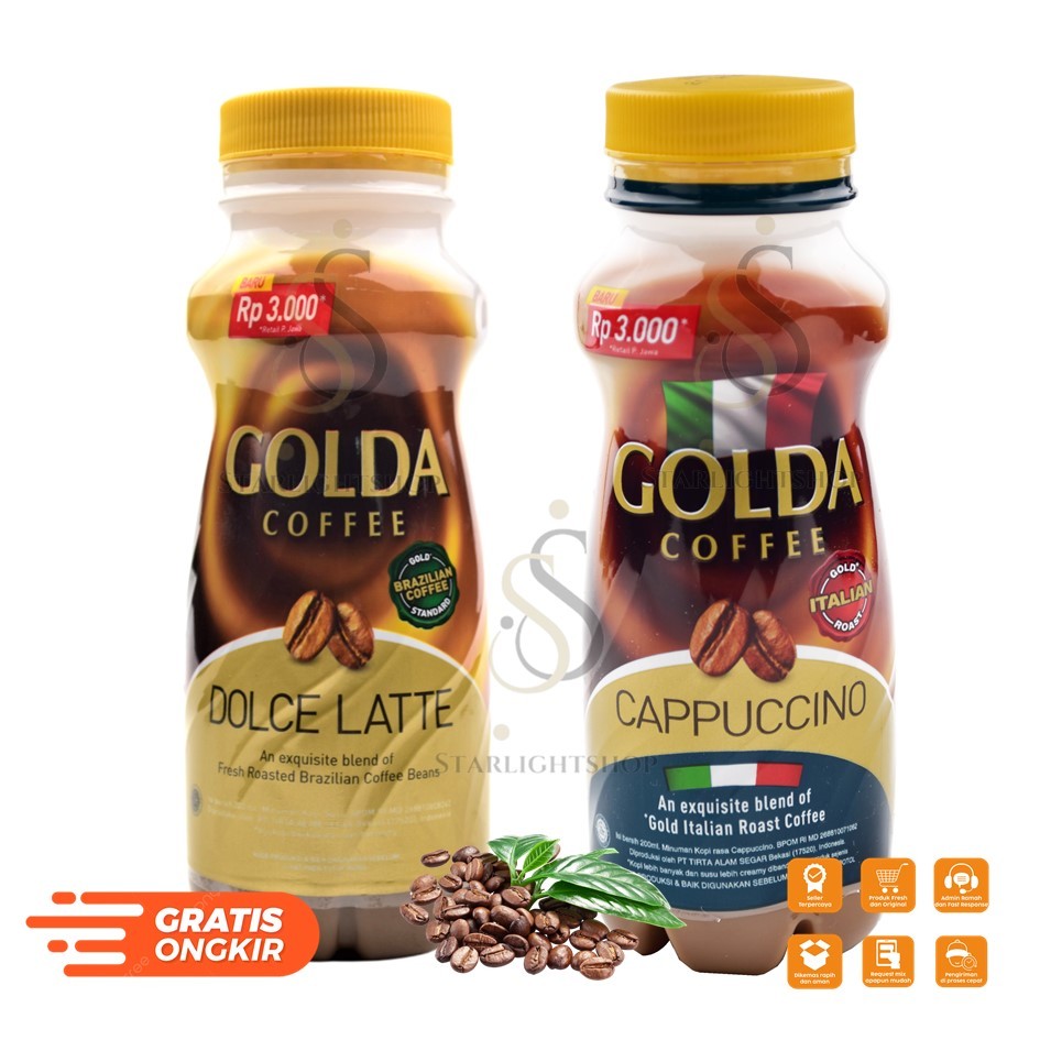 

GOLDA COFFEE / KOPI SIAP MINUM / 1 PCS / 200ML