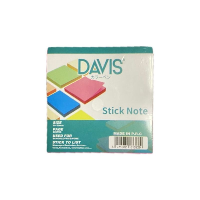 

sticky note Davis 9 warna / sticky note 9 warna