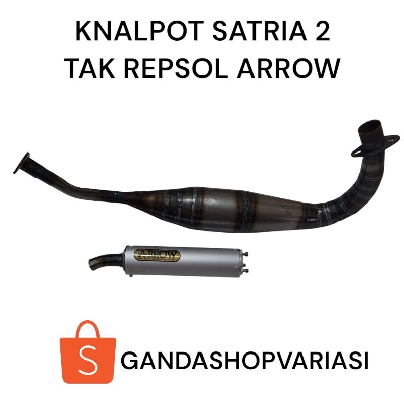 knalpot satria 2 tak repsol model ninja arrow