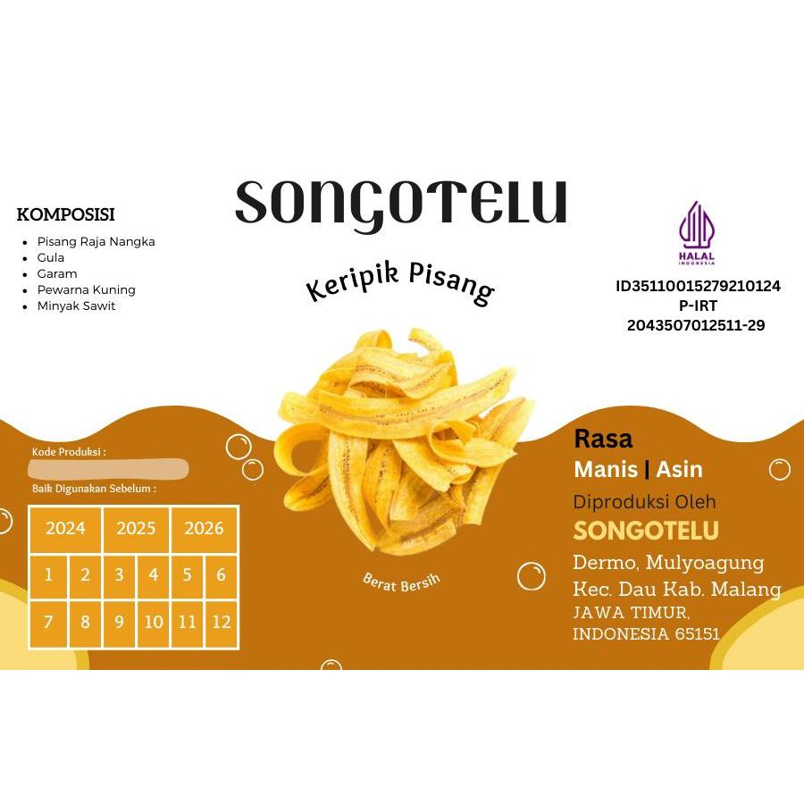 

Kripik Pisang Songotelu