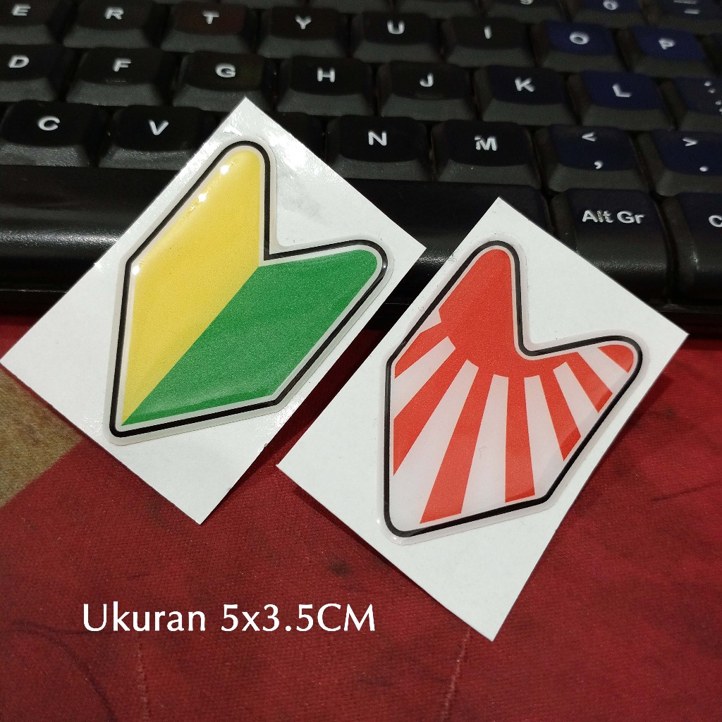 

Sticker Timbul Resin JDM JAPAN LOGO Stiker Logo Lycal 3D Kecil Satuan