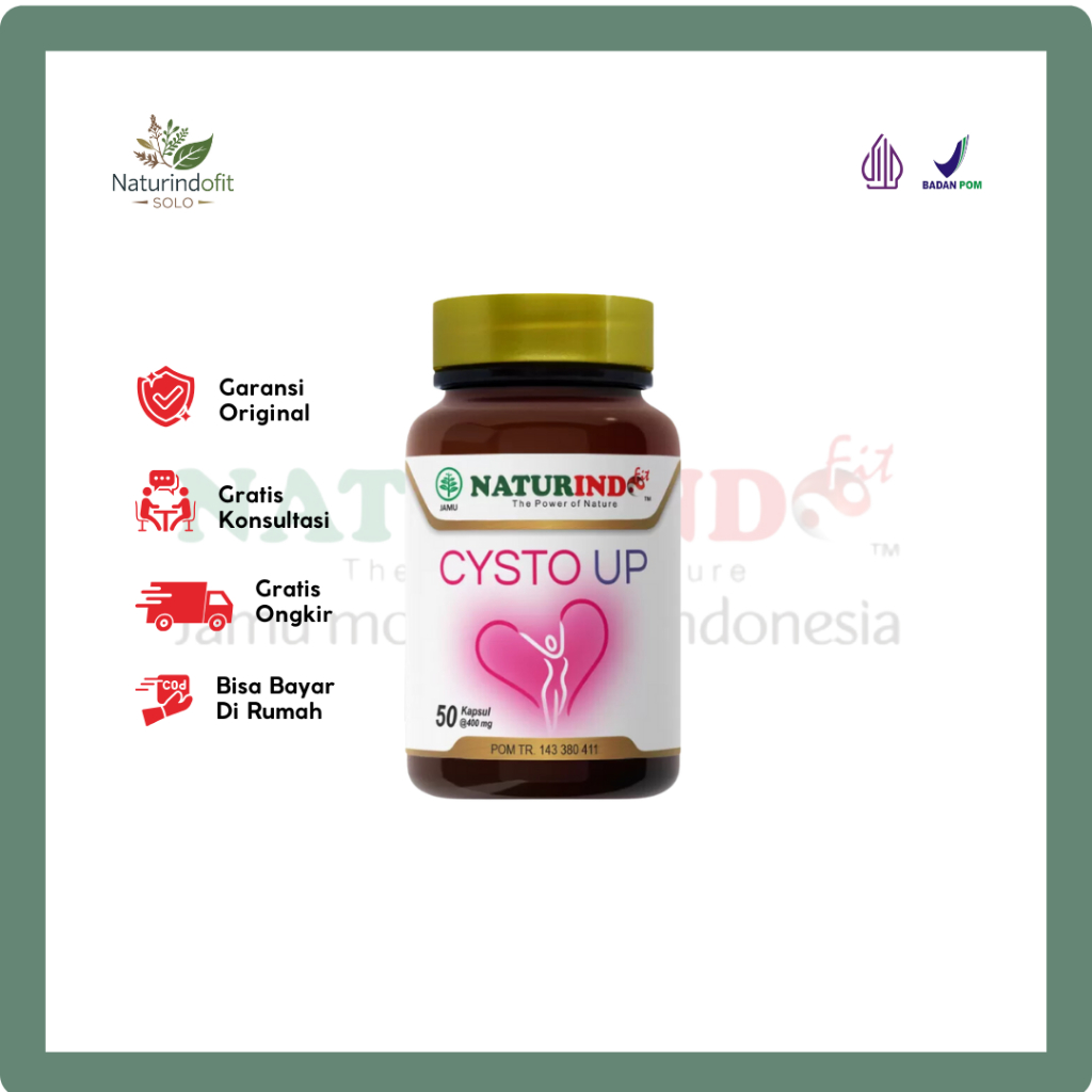 Cysto Up Obat Terampuh Atasi Telat Haid & Pelancar Datang Bulan – Jamu Herbal Nyeri Haid, Tidak Tera