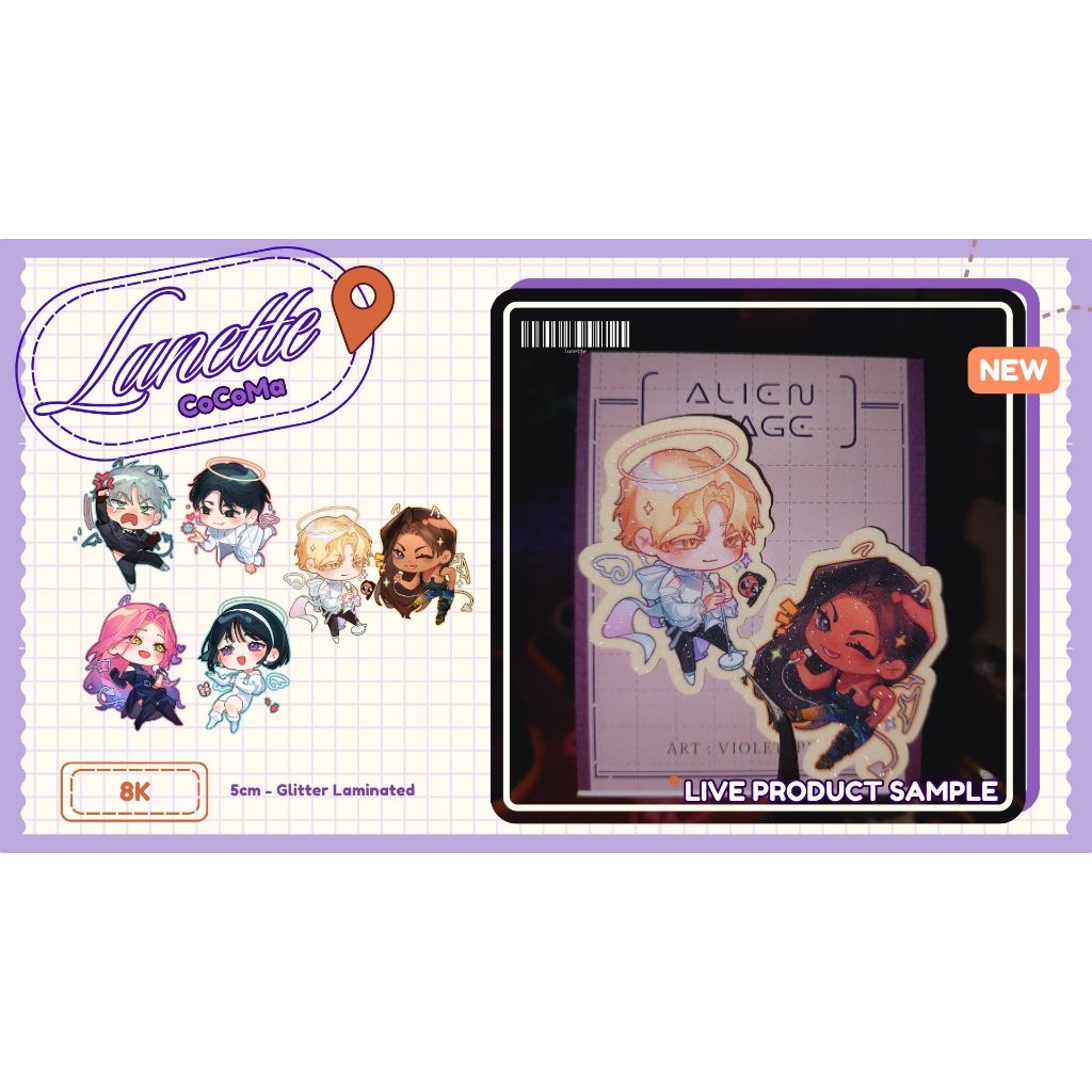 

[Violettpnk] Alien Stage stickers Set