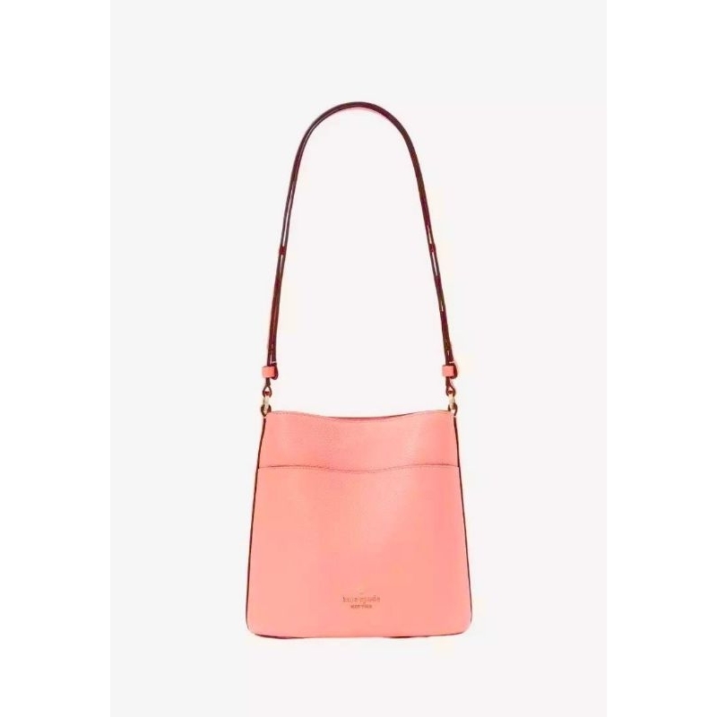 Kate Spade Leila Bucket Shoulder/Sling Bag Peache Rose