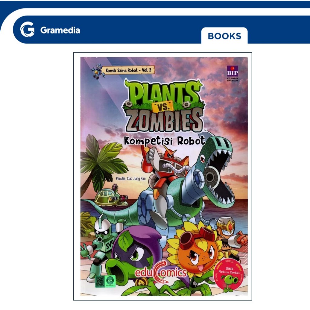 Gramedia GTC- Educomics Plants vs Zombies Komik Sains Robot: Kompetisi Robot (2)