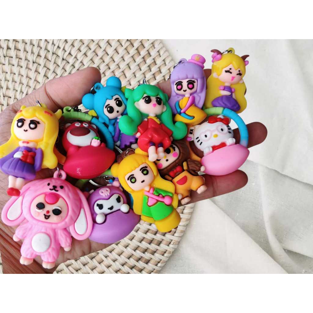 Gantungan Kunci Karakter Lucu / Gantungan Kunci / Gantungan Kunci Lucu / Gantungan Tas Kunci Lucu