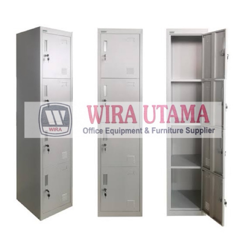 Loker Besi 4 Pintu / Loker Karyawan 4 Pintu / Loker Staff 4 Pintu / Loker Besi / MEDAN SUMUT