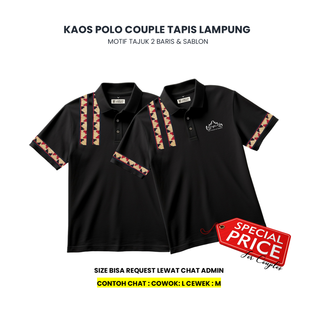LAMPUNG ETHNICA OFFICIAL - TAPIS LAMPUNG ASLI  - KAOS PRIA - KAOS WANITA - KAOS ETNIK TAPIS LAMPUNG-