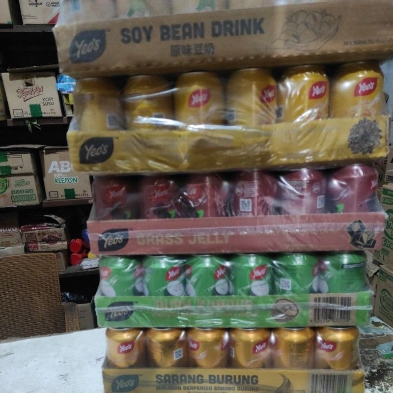 

Yeos Cincau, Chrysantemum, Kundur, Kedelai Kaleng 300ml - 1 Dus (24 Pcs)