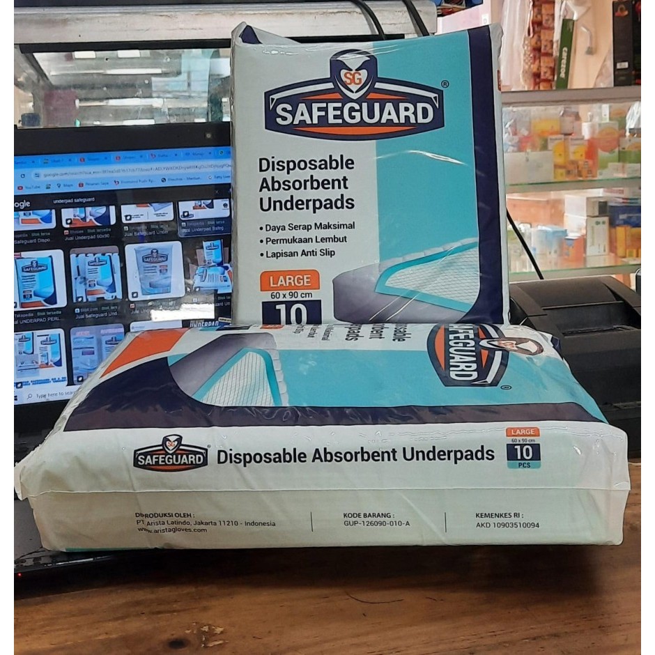 Underpad 60x90 Safeguard